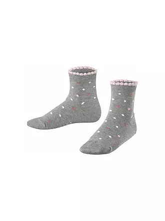 FALKE | Kinder Socken MULTIDOT fuchsia | grau