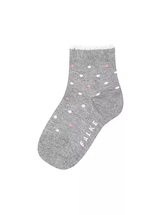 FALKE | Kinder Socken MULTIDOT gloss | hellgrau