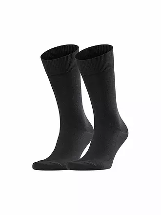 FALKE | Socken 2er Pkg HAPPY light denim | schwarz