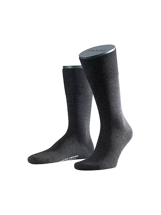 FALKE | Socken AIRPORT pink iris | grau