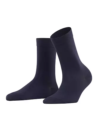 FALKE | Socken COTTON TOUCH ziegel | dunkelblau