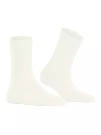 FALKE | Socken DISTRESSED off white | schwarz