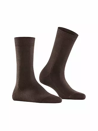 FALKE | Socken Family sand mel. | braun