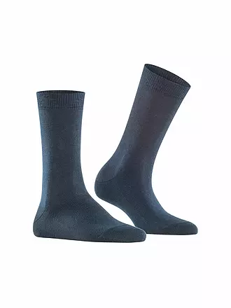 FALKE | Socken Family sand mel. | blau