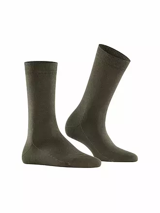 FALKE | Socken Family sand mel. | olive