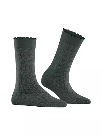 FALKE | Socken HOARDING HONEY forest | grau