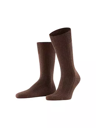 FALKE | Socken LHASA RIB black | braun