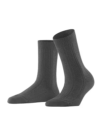 FALKE | Socken NEEDLEPOINT space blue | grau