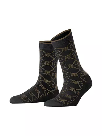 FALKE | Socken RETRO SENSATION biscotti | schwarz