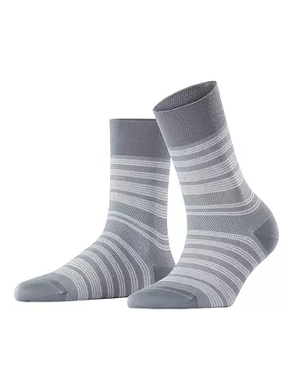 FALKE | Socken SENSITIVE SUNSET STRIPE blue smog | blau