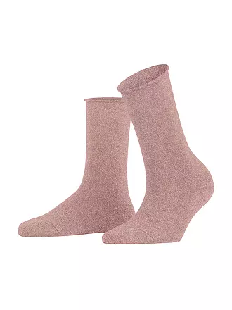 FALKE | Socken SHINY SO flint grey | rosa