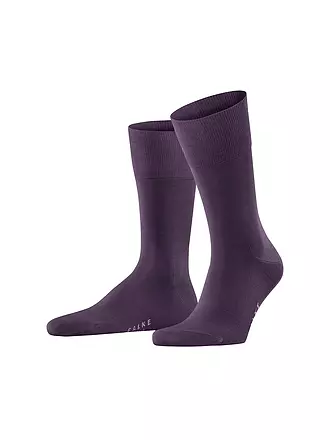 FALKE | Socken TIAGO anthracite melange | lila