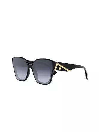 FENDI | FENDI First schwarze eckige Sonnenbrille | 