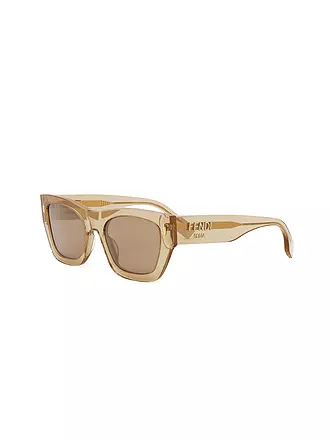 FENDI | FENDI Roma braune eckige Sonnenbrille | schwarz