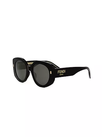 FENDI | FENDI Roma schwarze runde Sonnenbrille | 