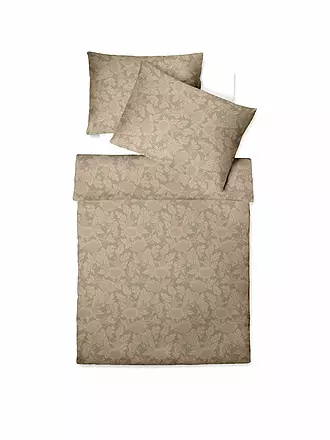 FLEURESSE | Damast Bettwäsche Opal 70x90cm / 140x200cm | beige