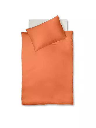 FLEURESSE | Satin Bettwäsche ROYAL UNI 70x90cm / 140x200cm Rosa | orange