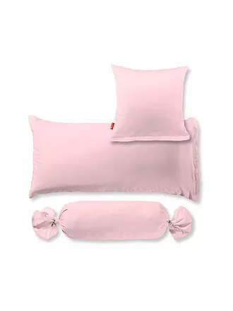 FLEURESSE | Satin Kissenbezug Royal Uni 2er 40x40cm Creme | rosa