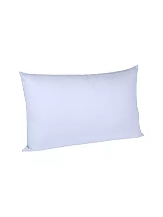 FLEURESSE | Satin Kissenbezug Royal Uni 2er 70x90cm Creme | hellblau