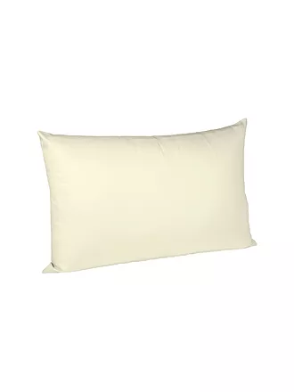 FLEURESSE | Satin Kissenbezug Royal Uni 2er 70x90cm Weiss | beige