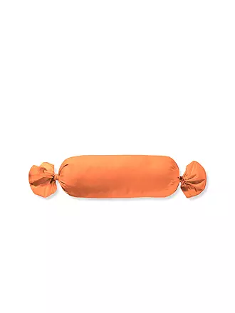 FLEURESSE | Satin Nackenrollenbezug Royal Uni 15x40cm Beige | orange