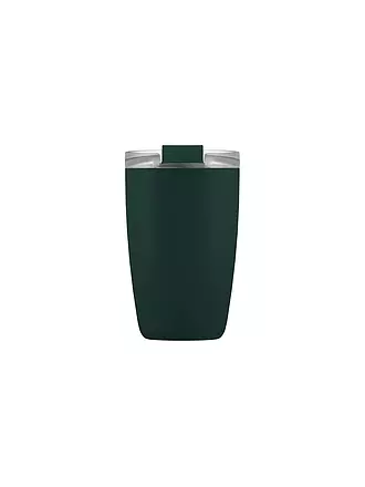 FLSK | Isolierbecher - Thermosbecher CUP Coffee to go-Becher 0,35l Black | dunkelgrün