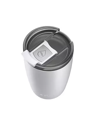 FLSK | Isolierbecher - Thermosbecher CUP Coffee to go-Becher 0,35l Dark Pine | weiss