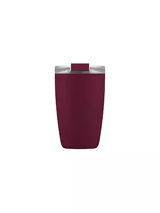 FLSK | Isolierbecher - Thermosbecher CUP Coffee to go-Becher 0,35l Dark Pine | dunkelrot