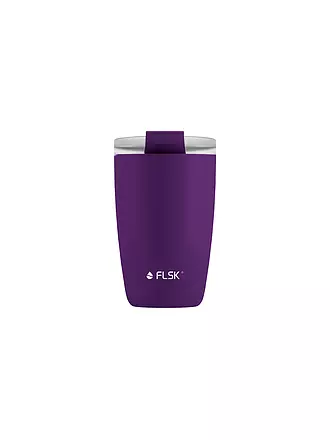 FLSK | Isolierbecher - Thermosbecher CUP Coffee to go-Becher 0,35l Dark Pine | lila