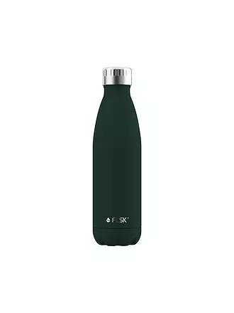 FLSK | Isolierflasche - Thermosflasche 0,5l Edelstahl White | dunkelgrün