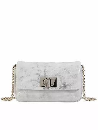 FURLA | Ledertasche - Mini Bag 1927 | silber