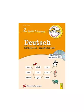 G & G VERLAG | Deutsch - 2. Klasse Volksschule mit Audio-CD | 