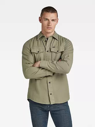 G-STAR RAW | Hemd Slim Fit | beige