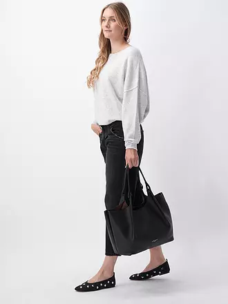 GIANNI CHIARINI | Ledertasche - Hobo Bag DUA | schwarz