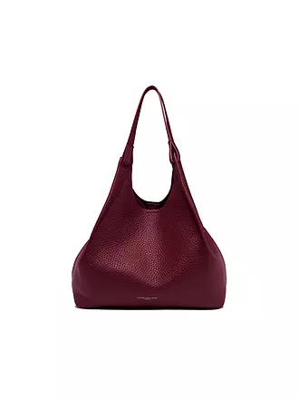 GIANNI CHIARINI | Ledertasche - Hobo Bag DUA | dunkelrot