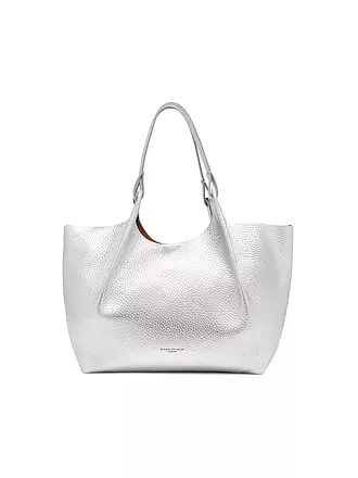 GIANNI CHIARINI | Ledertasche - Hobo Bag DUA | silber