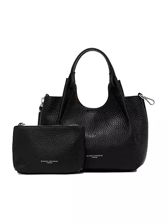 GIANNI CHIARINI | Ledertasche - Hobo Bag DUA | schwarz