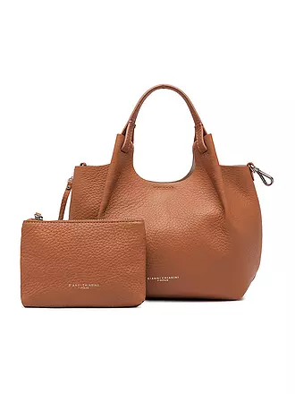 GIANNI CHIARINI | Ledertasche - Hobo Bag DUA | camel