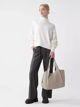 GIANNI CHIARINI | Ledertasche - Hobo Bag DUA | hellgrau