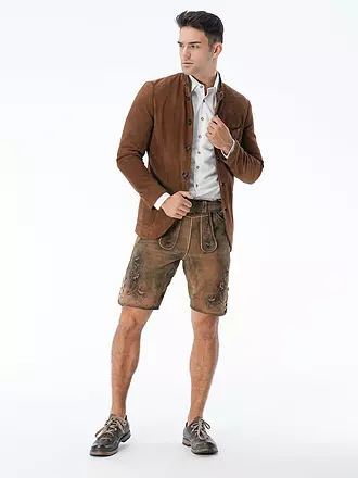 GWEIH & SILK | Lederhose JULIAN | braun