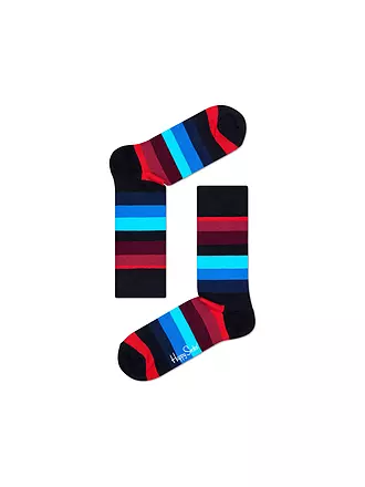 HAPPY SOCKS | Damen Socken STRIPE 36-40 marine rot | bunt