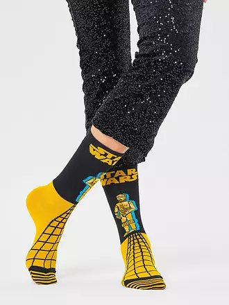 HAPPY SOCKS | Herren Socken 41-46 C-3PO dark yellow | gelb