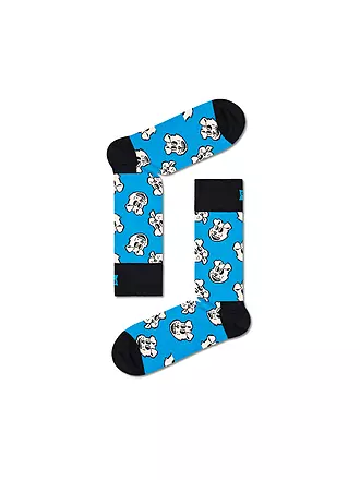 HAPPY SOCKS | Herren Socken 41-46 DOGGO turquoise | türkis