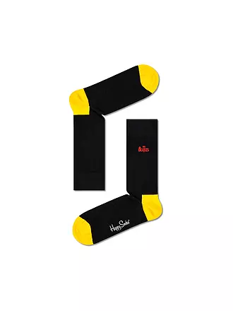 HAPPY SOCKS | Herren Socken BEATLES black | schwarz