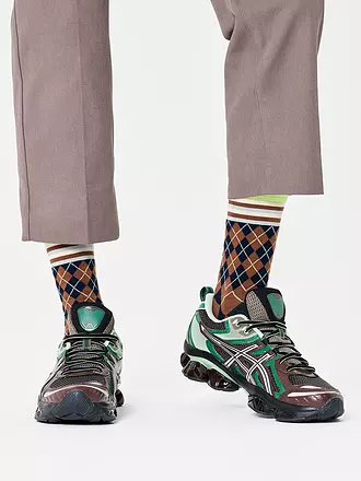 HAPPY SOCKS | Herren Socken MIXED ARGYLE 41-46 navy | braun