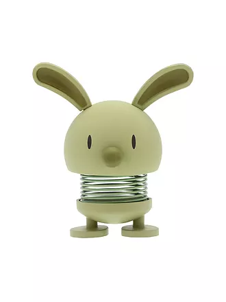 HOPTIMIST | Dekofigur Soft Bunny 9cm Olive | rosa