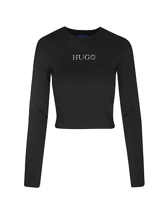 HUGO | Langarmshirt DELLA_B | weiss