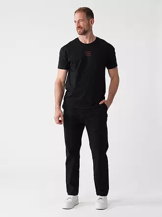 HUGO | Loungewear Shirt LAZE | schwarz