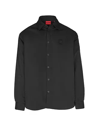 HUGO | Overshirt ELLIOSE | schwarz