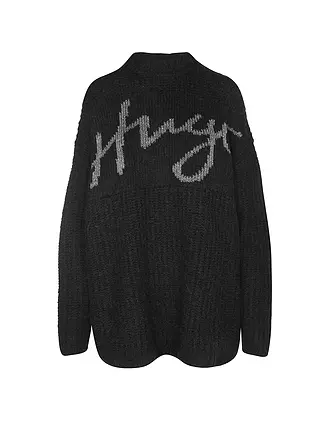 HUGO | Pullover SLOGUESSY | schwarz